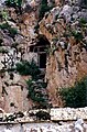 Entrance to Dawa Puk, Guru Rinpoche's cave, Yerpa, 1993.