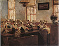Holländische Nähschule, 1876, Dallas Museum of Art, Dallasa