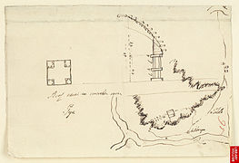 Plano elaborado por británicos en 1814.