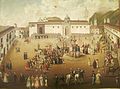 Image 17Major square of Quito. Painting of 18th century. Quito Painting Colonial School. (from History of Ecuador)