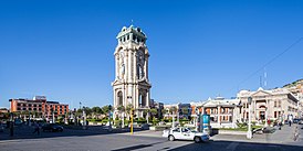 Praça da Independência, no centro de Pachuca