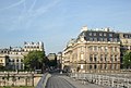 View of rue de Solférino from the Léopold-Sédar-Senghor bridge