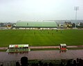 Vue générale du stade Aimé-Bergeal lors du match FC Mantois 78-Aubervilliers du 7 août 2010