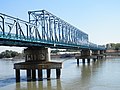 Road–Railway Bridge with water piers, September 2012