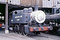 Locomotiva SNCF 030 TU 22 nel deposito di Longueville il 07/10/1984.