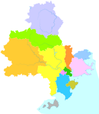 Quanzhou City districts