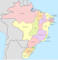 1822年 ブラジル帝国の県（província）