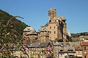 Le château d'Estaing à Estaing.