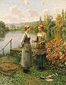 The days Catch by Daniel Ridgway Knight