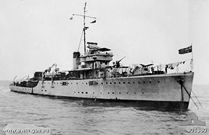 HMAS Swan in 1945