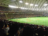 2008年日本選手権シリーズ第7戦、西武vs巨人 東京ドーム一塁側内野席（2008年11月9日撮影）