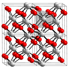 Hafnium(IV) oxide structure