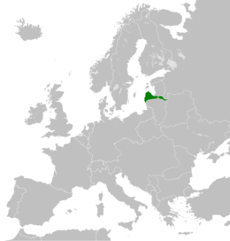 Ducato di Curlandia e Semigallia - Localizzazione
