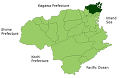 Location of Naruto in Tokushima