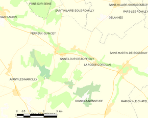 Poziția localității Saint-Loup-de-Buffigny