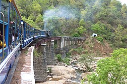 Nilgiri Mountain Railway mellan Ooty och Mettupalayam räknas till Unescos världsarv.