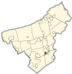 Location of Old Orchard in Northampton County, Pennsylvania