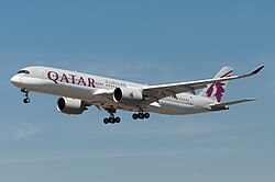 Qatar Airwaysin Airbus A350-900