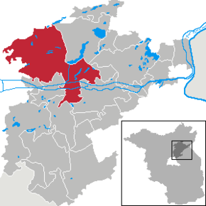 Poziția localității Schorfheide