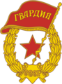 Distintivo sovietico per unità delle guardie.