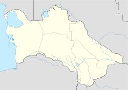 Amuderya'nın Türkmenistan'daki konumu