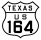 U.S. Highway 164 marker