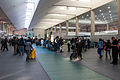 Inside the terminal at the airport