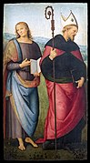 Perugino, San Juan el Evangelista y San Agustín (1512-1523)