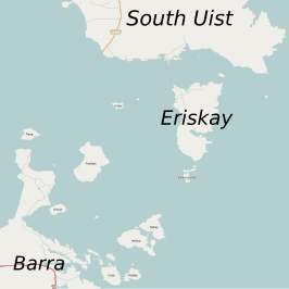 Kaart van Eriskay