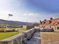 Le fort vu depuis le bastion Joannes.