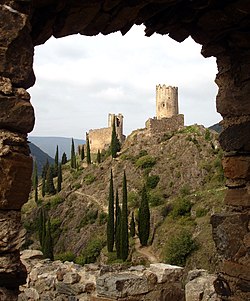 Vista d'un castèl