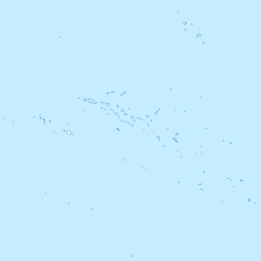 Mapa konturowa Polinezji Francuskiej, po lewej znajduje się punkt z opisem „BOB”