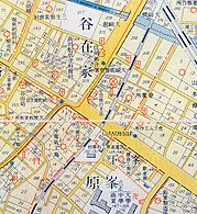 東京府時代の五反田・大崎あたりの地図（1925年）
