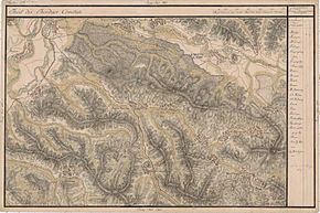 Iernuțeni pe Harta Iosefină a Transilvaniei, 1769-73