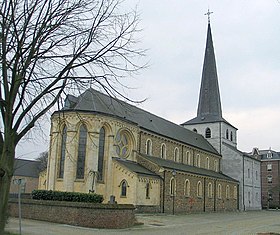 L'ancienne abbatiale, devenue église Sainte-Anne, à Maaseik.