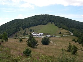 Le sommet du Storkenkopf et la ferme du Haag.