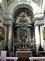 Altar de San Luigi de Castiglione, amb la relíquia del crani del sant