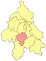 Localisation de la municipalité de Barajevo dans la Ville de Belgrade