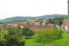 Gezicht op Donzy-le-Pertuis