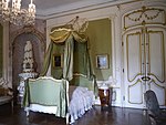 Schlafzimmer im Zopfstil auf Schloss Esterházy, Fertőd