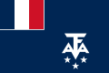 Vlag van de Hoge Bestuurder van de Franse Zuidelijke en Antarctische Gebieden.