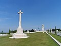 The Cross of Sacrifice and the tower in May 2014[6]