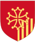 Coat of arms of Langdoka-Rusijona