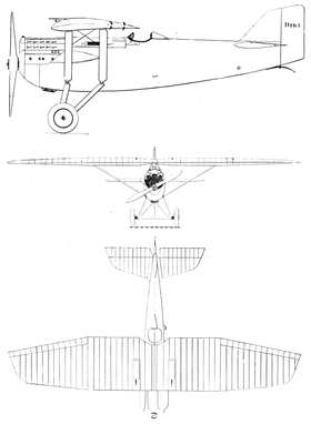 vue en plan de l’avion