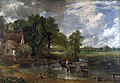 La Charrette de foin, John Constable, 1821 L. 185 cm ; Romantisme anglais. National Gallery.