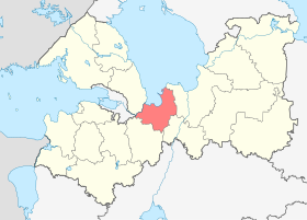 Localisation de Raïon de Kirovsk