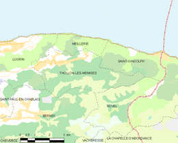 Thollon-les-Mémises - Localizazion