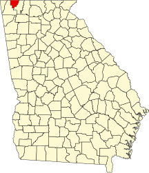 Contea di Catoosa – Mappa