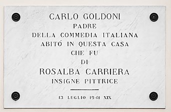 Rosalba Carriera plaka