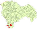 Розташування муніципалітету у провінції Гвадалахара